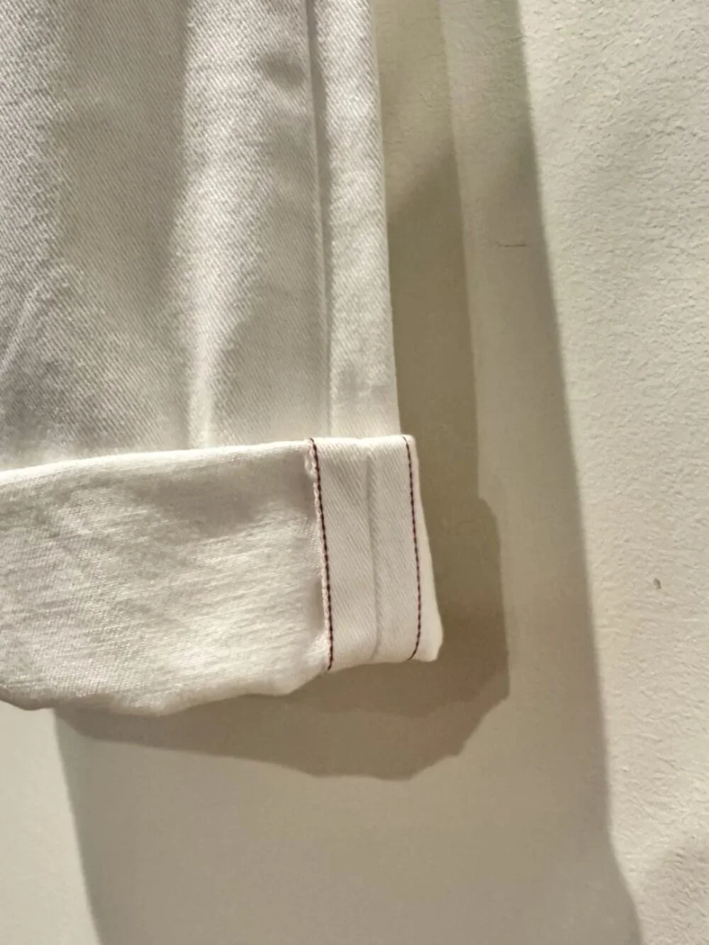 Todd Snyder Japanese Selvedge Chino Pants White 36x32 Button Fly